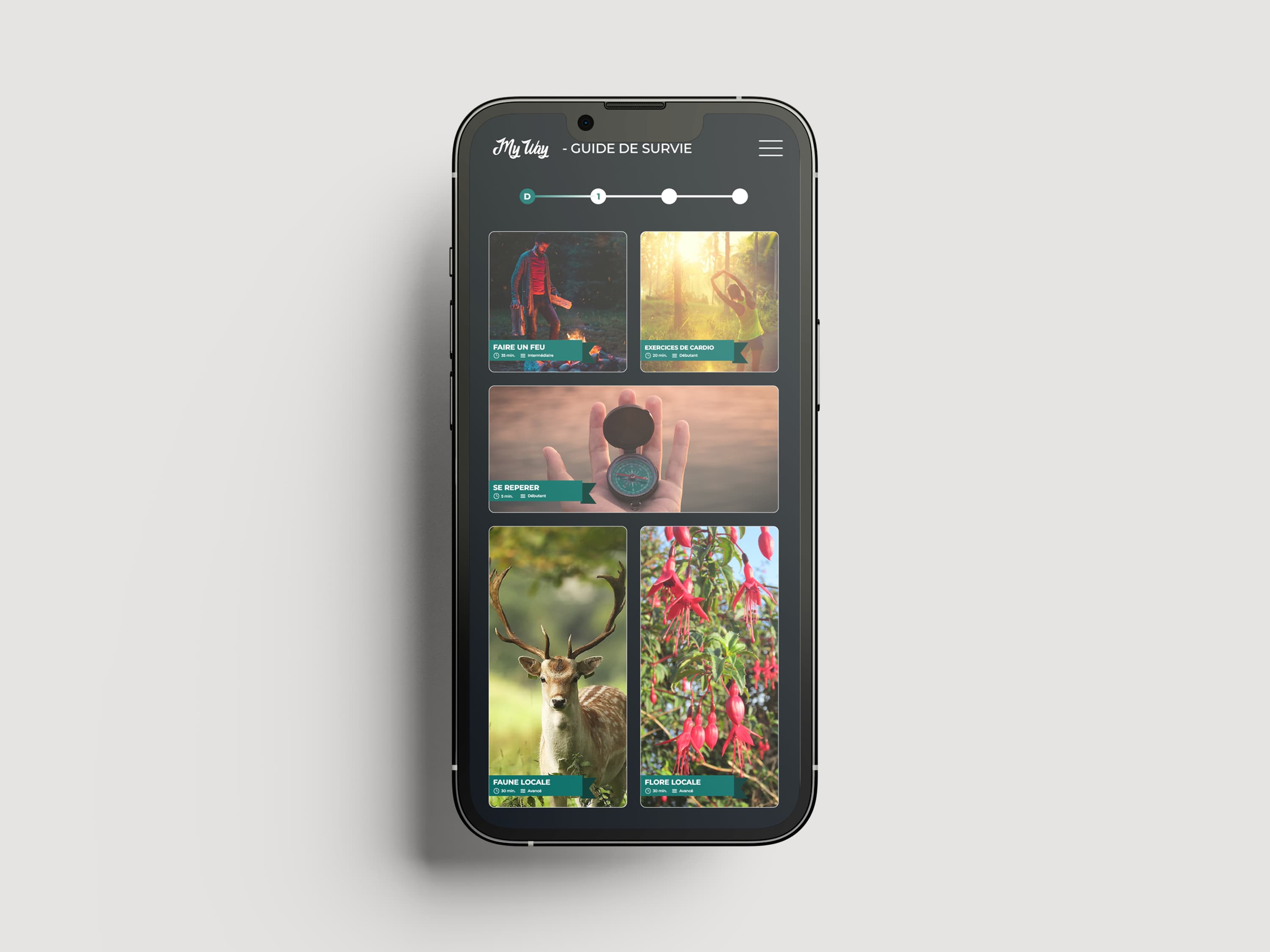 Trek my way - mockup 3